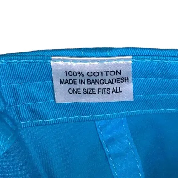 Unbranded Sample ROCK 5-Panel Hat Blue Adjustable OS‎ - Picture 7 of 7